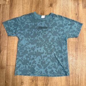 Gymshark Women’s Teal Camo Tee